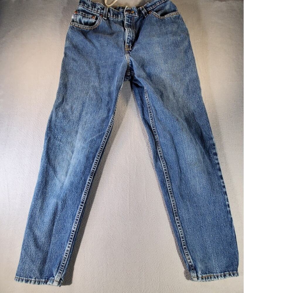 Levi’s 551 Relaxed Tapered Jeans Womens 10 Medium Wash Denim made in USA 26x29 - Picture 2 of 8